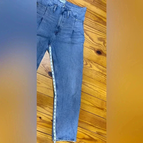 AGOLDE Reworked 90’s Belted Denim Jean in Women’s Sz 26 - Picture 7 of 8